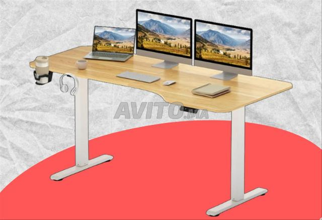 مكتب جلوس-وقوف كهربائي SANODESK 160×75 سم