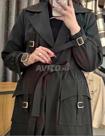 manteau trench noir