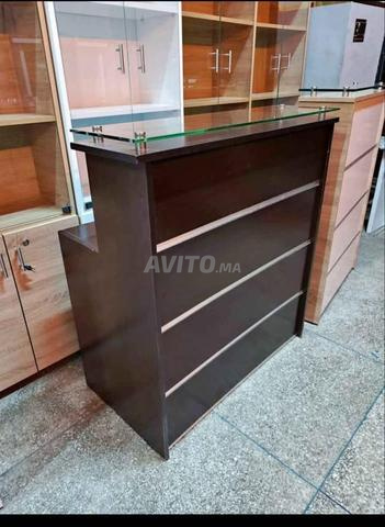 منضدة استقبال مع صندوق بسعر جيد - 2