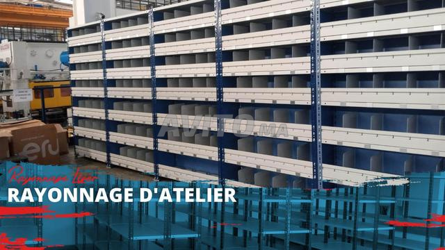 Rayonnage léger métal – Montage rapide