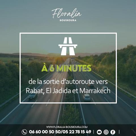 Terrain pour Villa en face ville verte