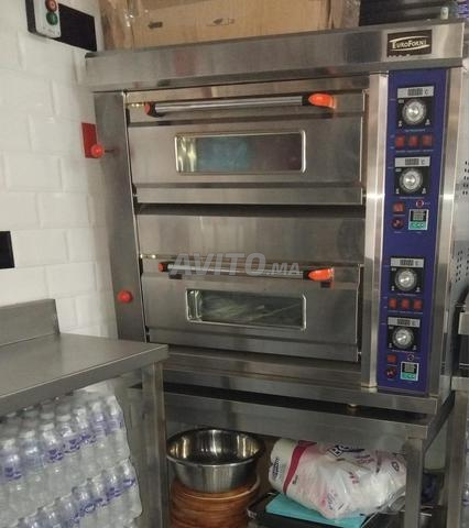 Four à pizza deux etages et frigo