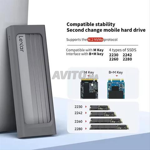 Lexar Boîtier E300 M.2, NVMe, Type-C