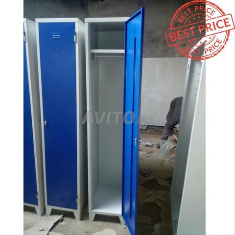 خزانة معدنية بأربعة أبواب - 2