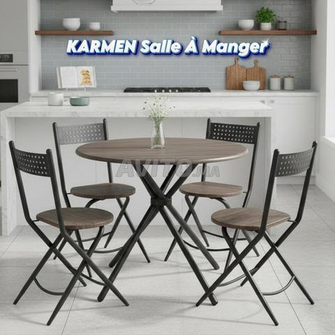 Excellent Salle À Manger X05 Pièces -BOIS & Métal