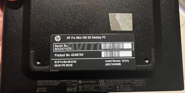 HP Pro Mini 400 G9 - PC Bureau Petit Taille - 2