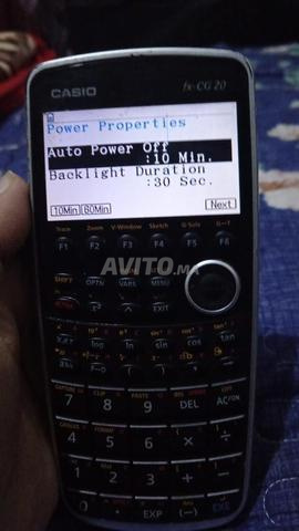 Casio fx‑CG20 هي آلة حاسبة رياضيات