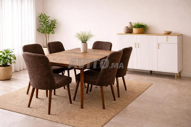 طاولة 6 كراسي مستوردة - 2