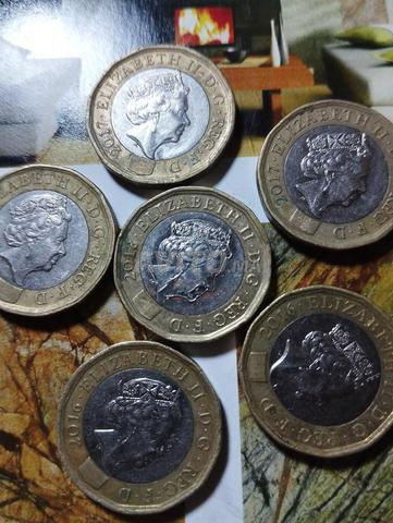 2018 Pièce d'une livre sterling. Erreur de frappe - 2