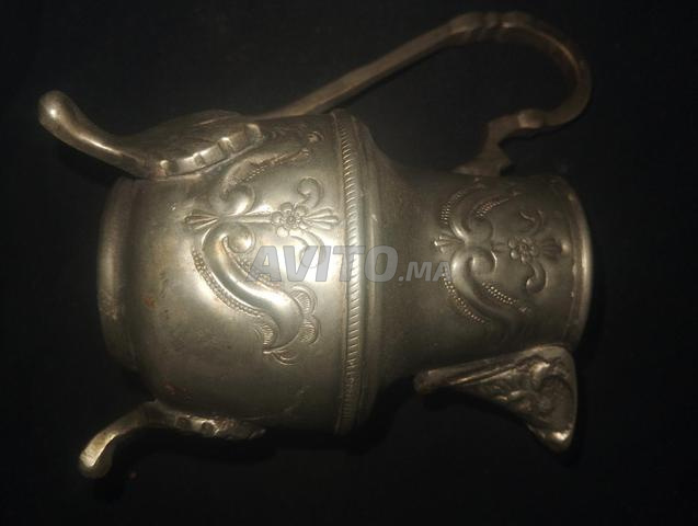 مزهرية مزخرفة بالفضة الحرة رقم 1