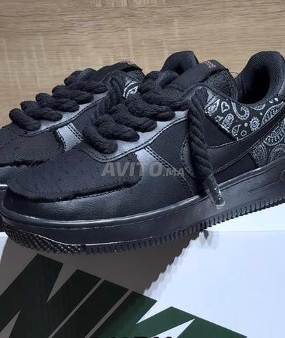 Air Force 1 Low Black Bandana UK size 7 EU41