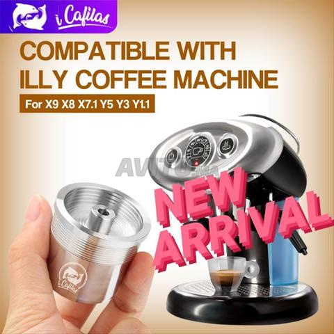 كبسولة قابلة لإعادة الاستخدام من الستانلس ستيل Illy