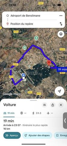 Terrain de 15 000 m² à Benslimane à vendre