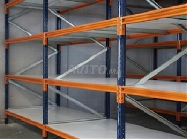 Rayonnage semi-lourd stockage cartons poids 500 kg