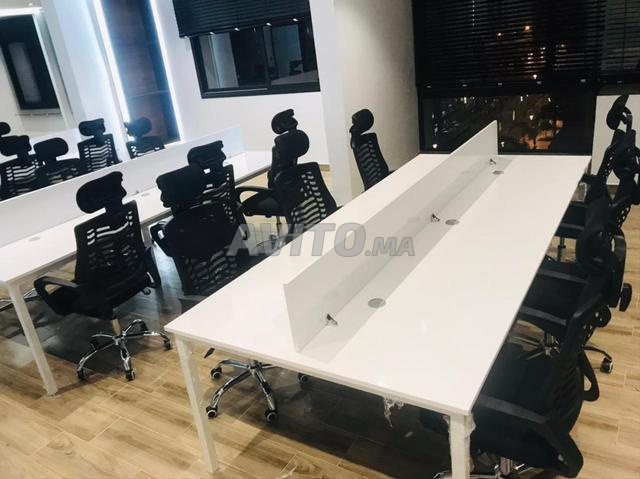 Fabrication de bureaux multipostes 2 3 4 positions