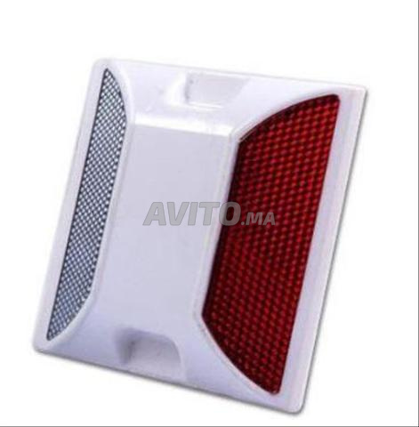 PLOT REFLICHISSANT ROUGE ET BLANC