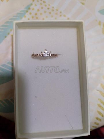خاتم فضة S925 أصلي تصميم رقيق فصوص صغيرة