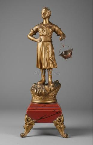 تمثال قديم من أصل فرنسي 39x12 سم - 2