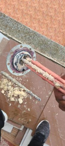 Nettoyage de tous les chauffe-eaux des sédiments et du calcaire