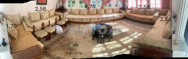 Salon Marocain (rideaux et lustre offerts)