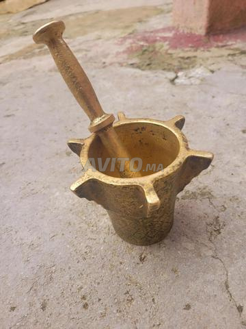 Mortier traditionnel ancien et rare pour les amateurs de patrimoine