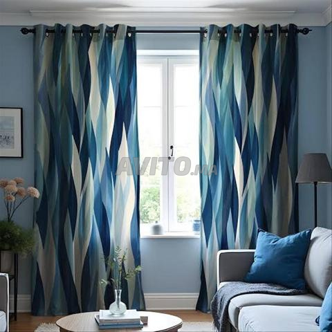 Installation les rideaux et les stores