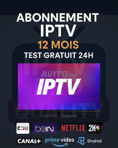 Bon abonnement IPTV test gratuit 12 mois