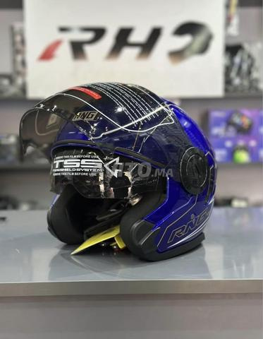 Casque Moto RNG Original – Casque Jet avec Visière
