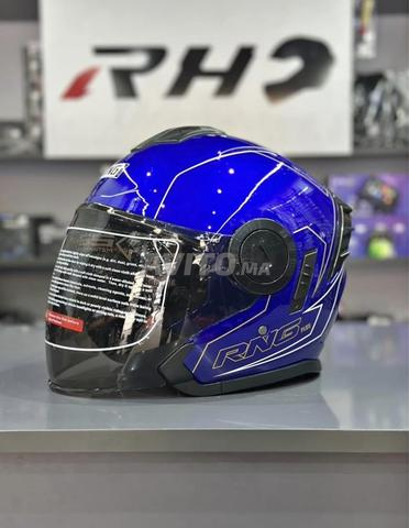 Casque Moto RNG Original – Casque Jet avec Visière - 2
