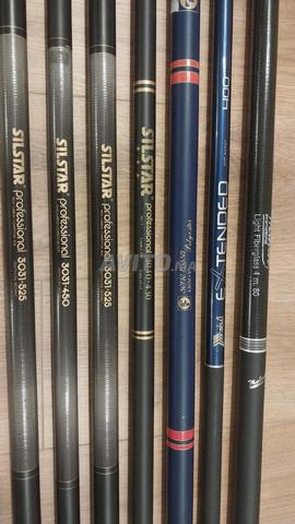 7 قصبة صيد عذراء بدون حلقات قصب صيد بدون حلقات