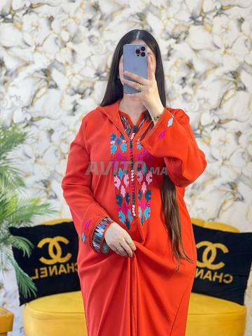 جلابة بالقفطان مطرز بالعقاد - 2