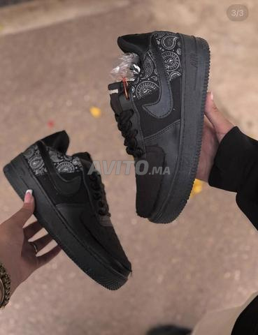 Air Force 1 Low Black Bandana UK size 7 EU41 - 2