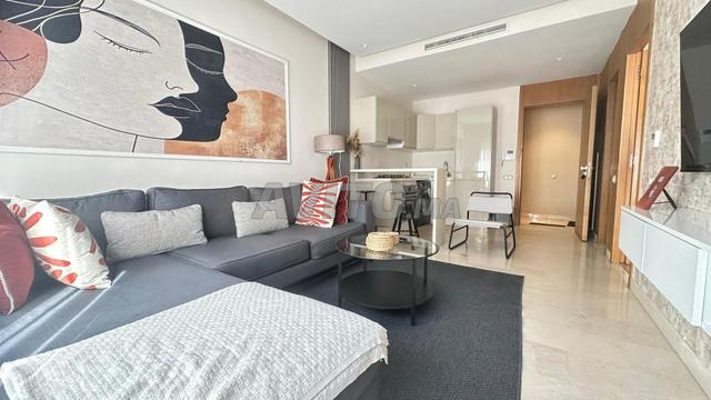 استوديو مفروش للإيجار 50 متر مربع في الدار البيضاء المعاريف