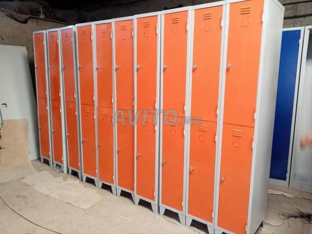 Vestiaire 2 portes métallique\ armoire monobloc