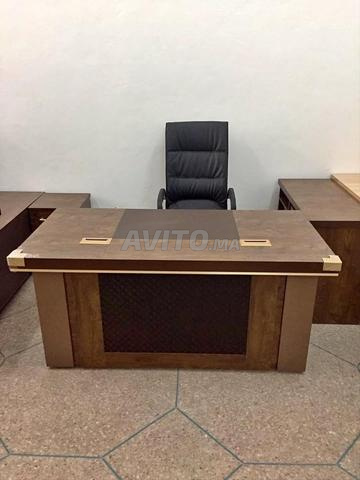 BUREAU AVEC RETOUR ET CAISSON EN PRIX RAISONNABLE - 2