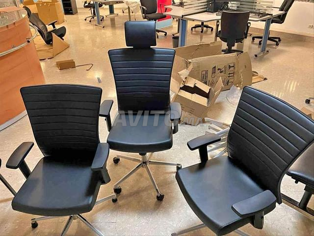 Ensemble de chaises de bureau importées avec un design moderne et de haute qualité
