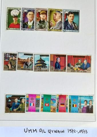 Lot de timbres Umm Al Qiwain & Fujeira