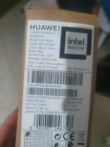 PC Huawei D 15 Notebook - 2