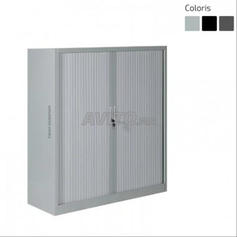 Rangement métallique avec 4 tablettes réglable - 2