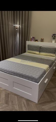 Lit 1m40x2m IKEA Brimnes à vendre 