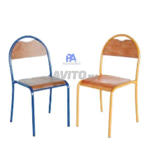 chaise bureau semi metallique/table/vestiaire