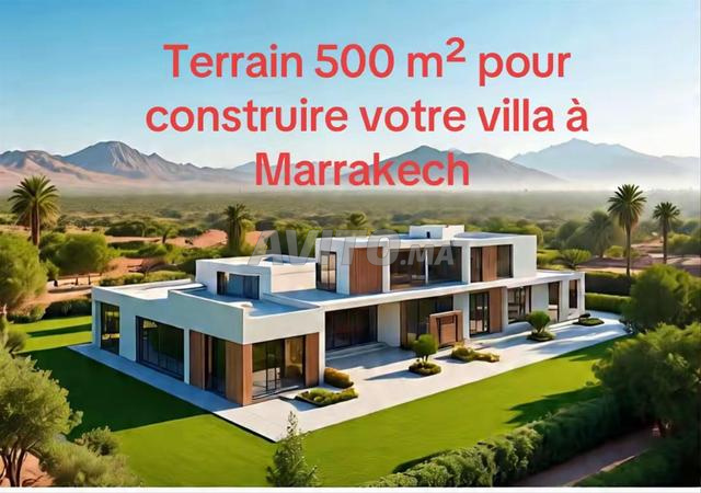 أرض 500 متر مربع في مراكش