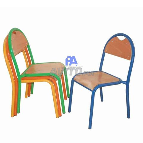 Pupitre/chaise écritoire/tableau/vestiaire/banc - 2
