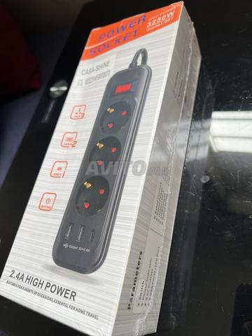 power socket 3 port 2 usb et type-c - 2
