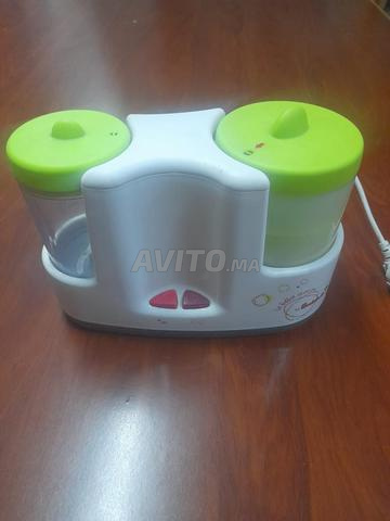 cuiseur mixeur vapeur et chauffe bibron 4en1