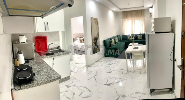 600 درهم أغدال شارع عقبة غرفة وصالة