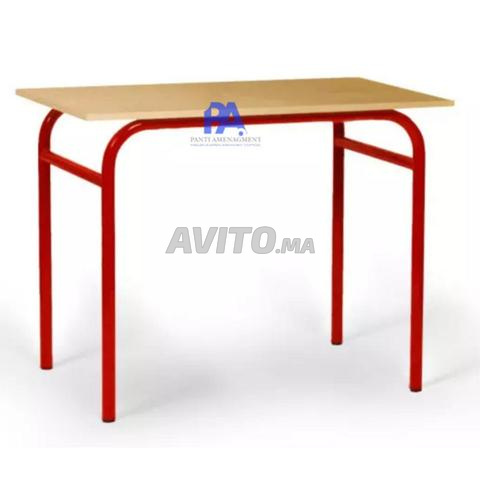 Table bureau scolaire/chaise/vestiaire - 2
