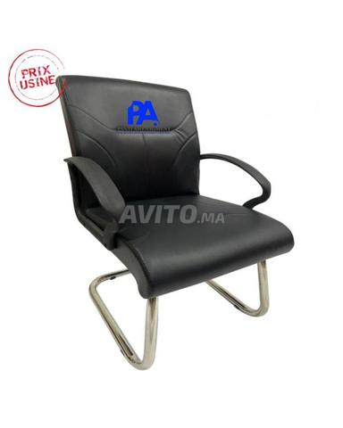 Chaise visiteur chromé/iso local/prix d'usine/banc