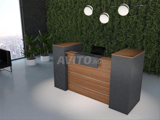 Bureau d'accueil importé - Design moderne et haute qualité
