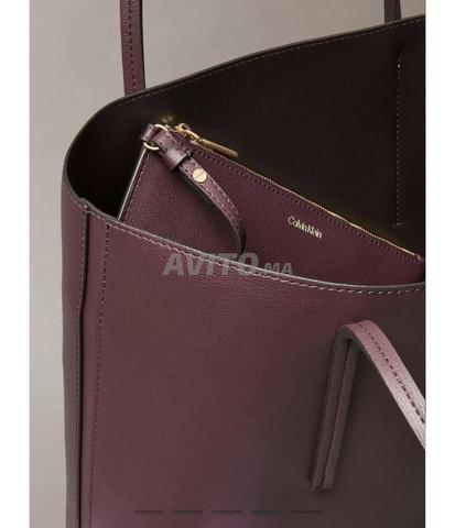 Calvin klein CK foil logo small tote bag - 2